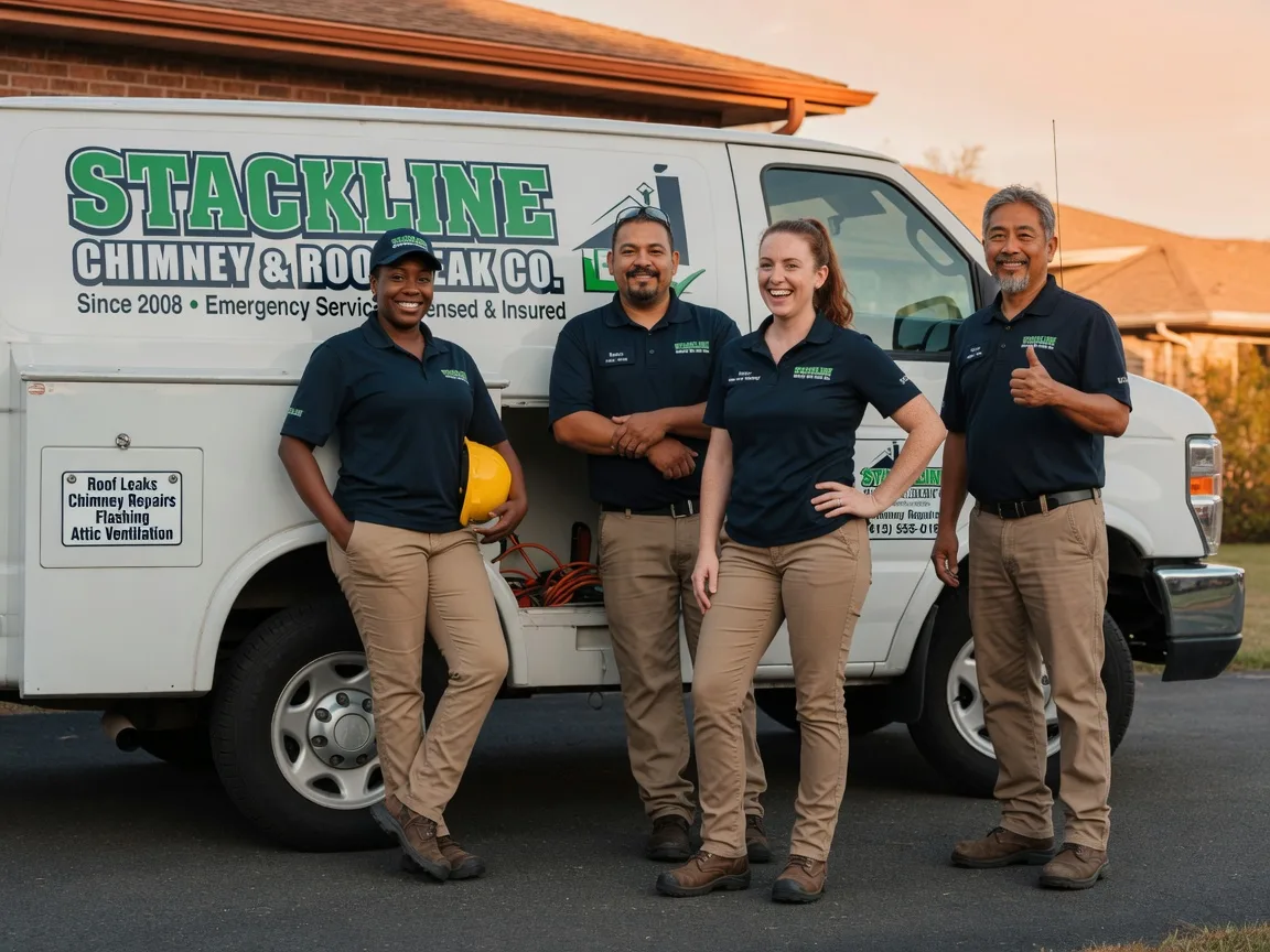 Chimney flashing repair company in Lawrenceville, IL